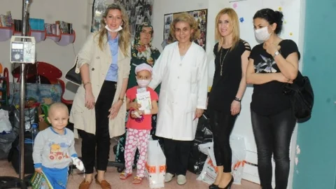 Samsun'da Lösemili Çocuklara Destek