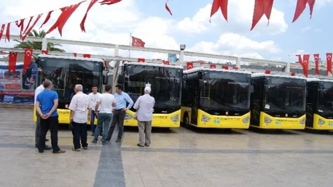 Aydın'da Yeni Otobüsler Tanıtıldı