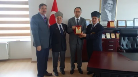 Çerkezköy Kaymakamı'na Gaziler'den Teşekkür