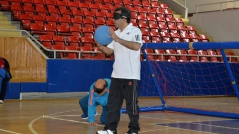 Kocaeli'de Görme Engellilerle Goalball Etkinliği