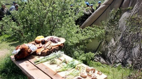 Kayseri'de Komandoların Arazi Menüsü