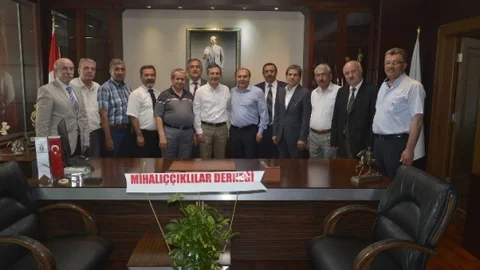 Mihalıççık'tan Ataç'a Ziyaret