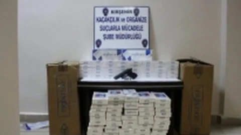 Kırşehir'de Kaçak Sigara Baskını