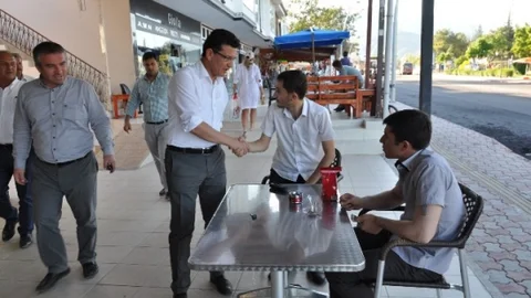 Kemer'de Seçim Çalışmaları Devam Ediyor