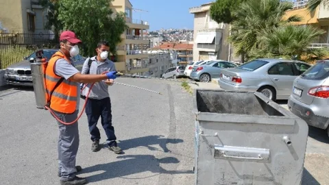 Kuşadası'nda İlaçlama Faaliyetleri Başladı