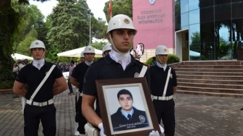Manisa'da Şehit Polis Töreni