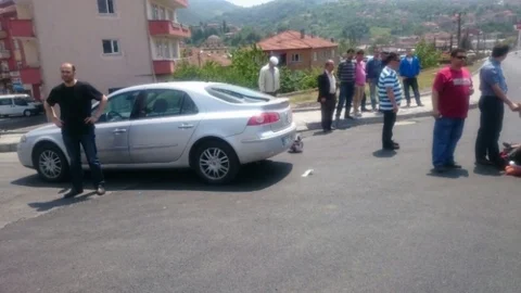 Ereğli'de Motosiklet Kazası