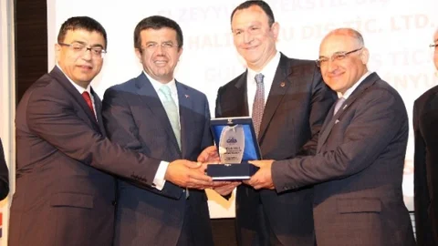 Gülsan Holding'e İhracat Ödülleri