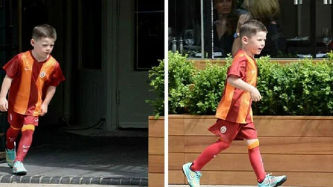 Rooney'nin Oğlu Galatasaray Forması Giydi