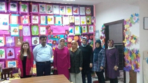 Adıyaman'da Anaokulu Sergisi
