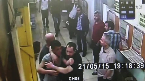 Samsun'da Silahlı Kavga Görüntülendi