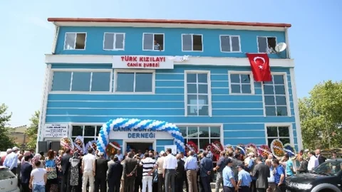 Canik'te Yeni Türk Kızılayı Binası Açıldı