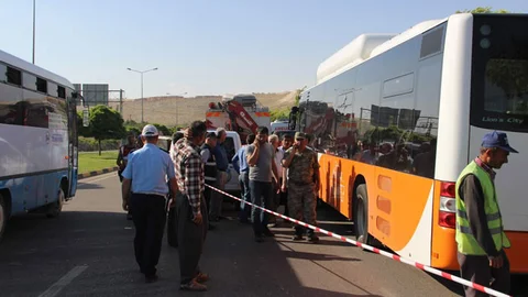 Gaziantep'te Motosiklet Kazası