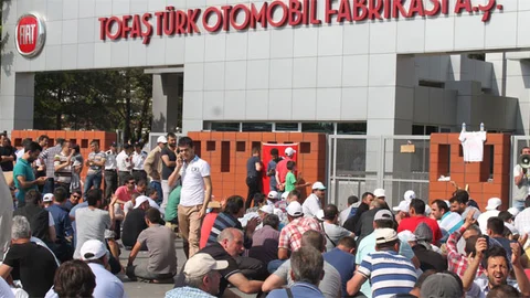 Tofaş İşçileri Eyleme Devam Ediyor