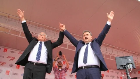 Samsun'da Milli İttifak Mitingi Düzenlendi