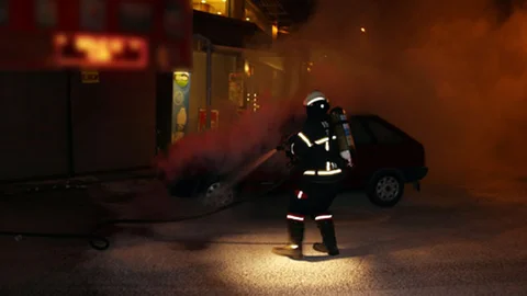Zonguldak'ta Otomobil Yangını