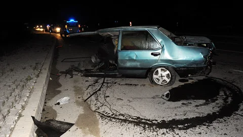 Afyonkarahisar'da Trafik Kazası İki Ölü