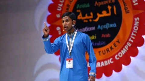 Batman'da Arapça Yarışmaları Şampiyonu