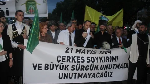 Çerkesler Soykırımı Unutmadı