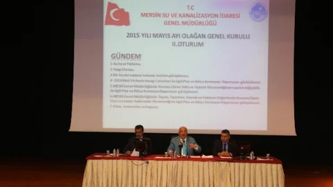 Mersin'de MESKİ Genel Kurulu Toplantısı