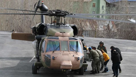 Hakkari'de Askeri Helikopterle Bebek Nakli