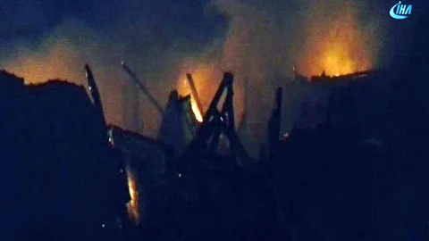 Cevizli Köyü'nde Yangın Felaketi