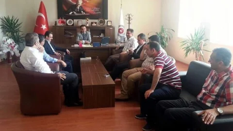 Halil Fırat Kahta Adliyesini Ziyaret Etti