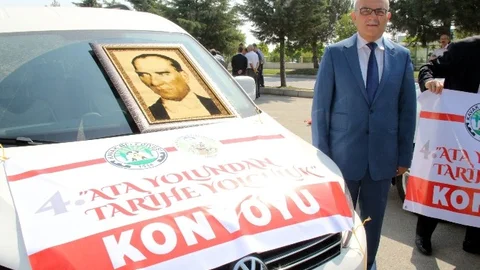 Samsun'da Tarihe Yolculuk Konvoyu