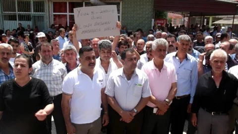 Samandağ'da Su Zammı Protestosu Yapıldı