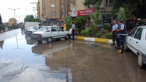 Adıyaman'da Şiddetli Yağmur Etkili Oldu