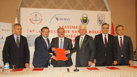 İnegöl'de Yeni Ortaokul Protokolü İmzalandı