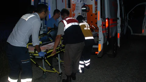 Bayramiç'te Motosiklet Kazası