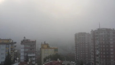 Adana'da Sis Manzarası