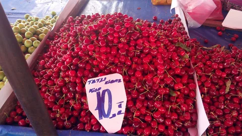 Çanakkale'de Kiraz Fiyatları Artıyor