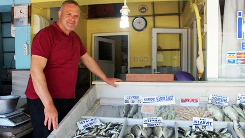 Tekirdağ'da Balık Satışları Düştü