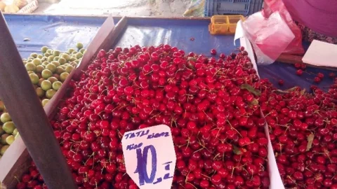 Çanakkale'de Kiraz Fiyatları Yükseliyor