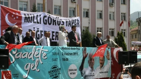 Devrek'te Saadet Partisi Mitingi