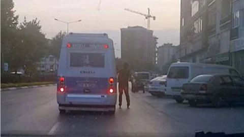 Bursa'da Tehlikeli Patenci Yolculuğu