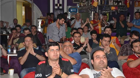 Galatasaray Bakü'de Coşkuyla Kutlandı