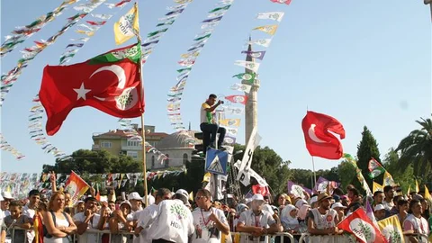 Aydın'da HDP Mitingi Yapıldı