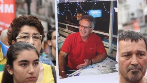 Bartın'da Öğretmen İçin Yürüyüş