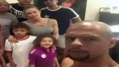 Galatasaraylı Melo'nun Şampiyonluk Kutlaması