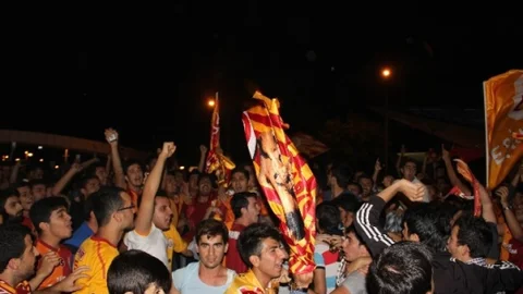 Gaziantep'te Galatasaray Coşkusu