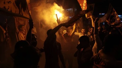 Adana'da Galatasaray Kutlaması