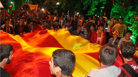 Zonguldak'ta Galatasaray Sevinci