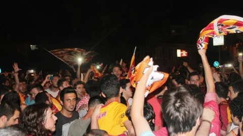 Tekirdağ'da Galatasaray Coşkusu