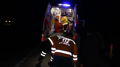 Malkara'da Motosiklet Yangını