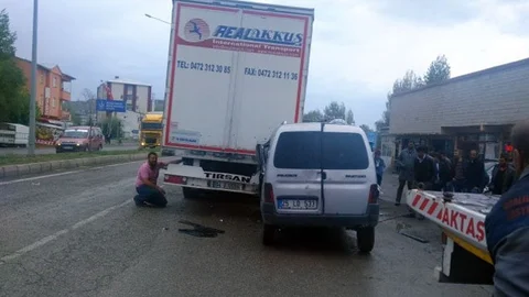 Erzurum'da Trafik Kazası Sonucu 1 Ölü