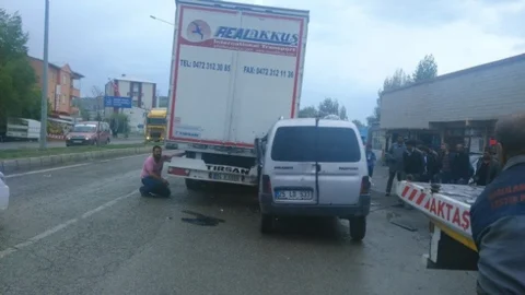 Pasinler'de Trafik Kazası