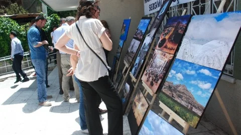 Diyarbakır'da Kursiyerlerin Sergisi